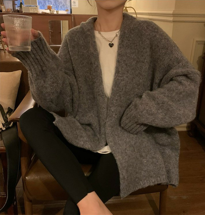カーディガン レディース 秋冬 ゆったり 秋服  
