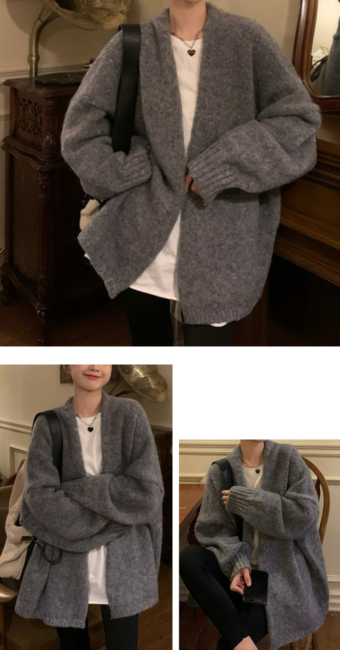 カーディガン レディース 秋冬 ゆったり 秋服  