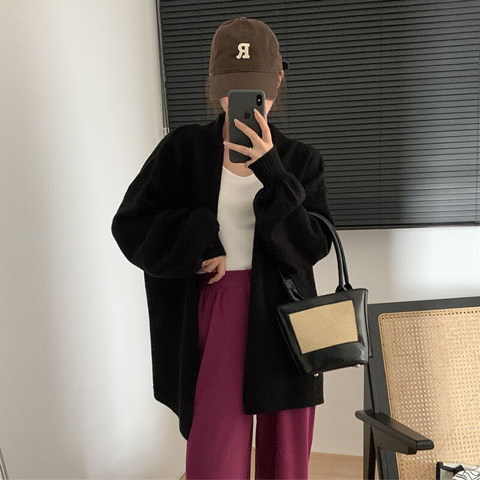 カーディガン レディース 秋冬 ゆったり 秋服  