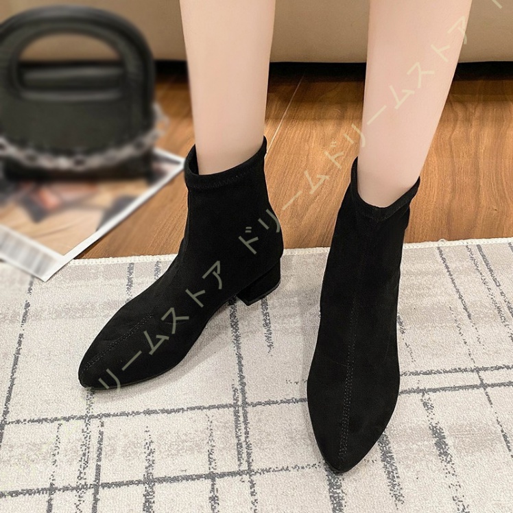 アンクルブーツ 歩きやすい 疲れない ローヒール ショートブーツ レディース ブーツ ブーティー 走れる チャンキーヒール 4.5CM カジュアル靴 