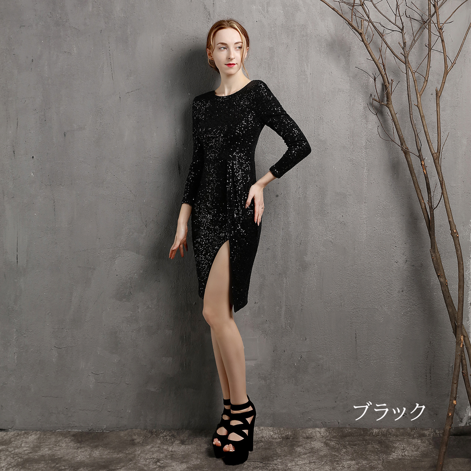 カラードレス ミニドレス パーティードレス 結婚式 二次会 発表会 ワンピース フォーマルドレス ミディアムドレス 演奏会 スパンファスナー 演出 