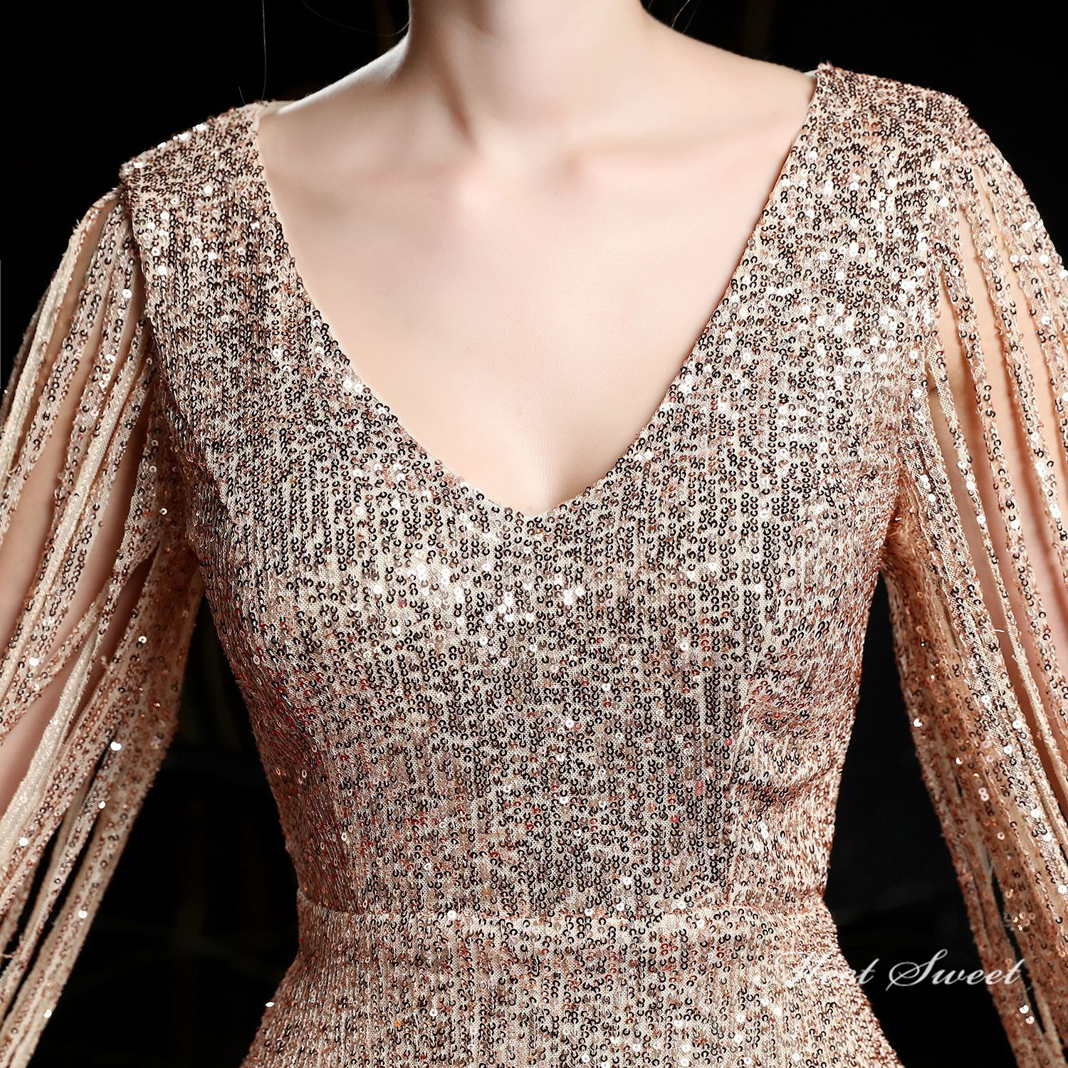 カラードレス ミニドレス 長袖 パーティードレス 結婚式 二次会 ワンピース 発表会 スパンファスナー 演奏会 ミディアムドレス 演出 フォーマルドレス 