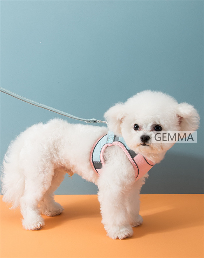 猫用ハーネス 犬用 リード付 ペット用品 ベスト キャットハーネス 胴輪 反射 牽引ロープ お出かけ マジックテープ 散歩 ネコ用品 