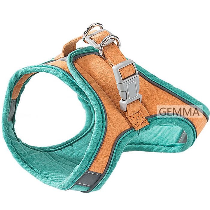 猫用ハーネス 犬用 リード付 ペット用品 ベスト キャットハーネス 胴輪 反射 牽引ロープ お出かけ マジックテープ 散歩 ネコ用品 