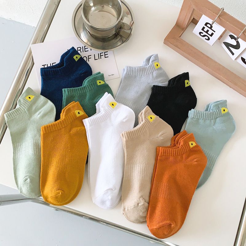 靴下 レディース くるぶし ソックス 落下防止 薄手 くるぶしソックス 通気 10足セット22-25CM スニーカーソックス 蒸れない 四季用脱げない 