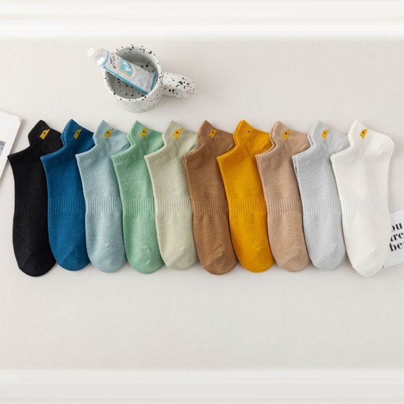 靴下 レディース くるぶし ソックス 落下防止 薄手 くるぶしソックス 通気 10足セット22-25CM スニーカーソックス 蒸れない 四季用脱げない 