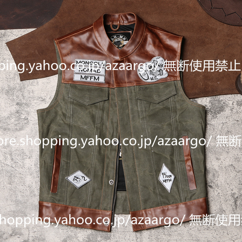 レザーベスト メンズ ラムレザー ベスト 。 牛革 ジレベスト フォーマル 通勤 高級レザー カジュアル チョッキ バイク用ベスト 大きいサイズ 