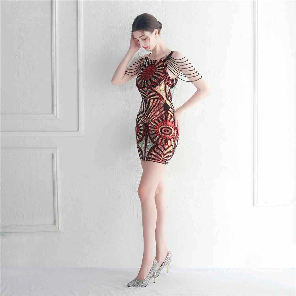 カラードレス ミニドレス 袖なし パーティードレス 結婚式 二次会 演奏会 スパンファスナー ミディアムドレス ワンピース 発表会 演出 フォーマルドレス 