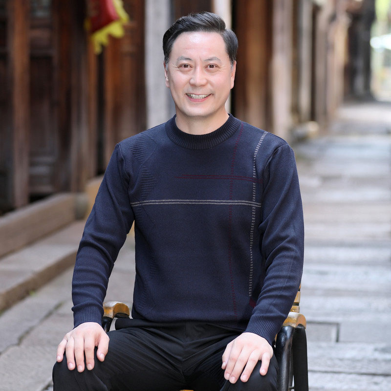 ニット セーター メンズ◆クルーネック秋服 冬服 紳士 メンズ シニアファッション ゴルフ ギフト 敬老の日 プレゼント 誕生日 シニア クリスマス 