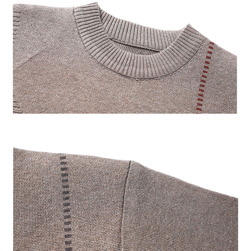 ニット セーター メンズ◆クルーネック秋服 冬服 紳士 メンズ シニアファッション ゴルフ ギフト 敬老の日 プレゼント 誕生日 シニア クリスマス 