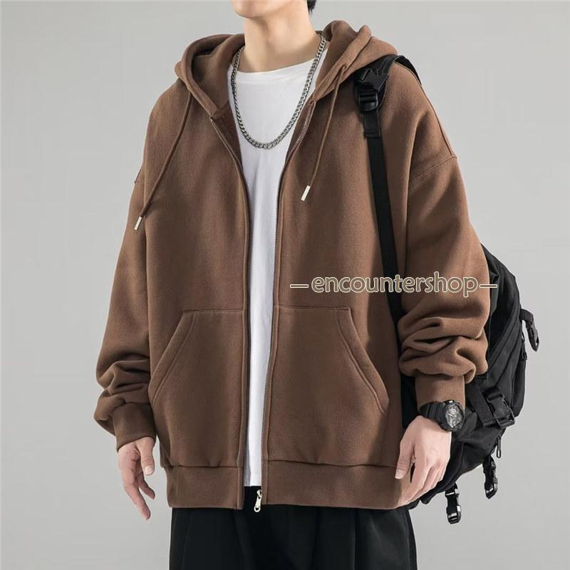 メンズ レディース 長袖 スウェット トップス フード付き 通学 カジュアル 無地 学生 シンプル 薄手 ジップアップ 春秋 おしゃれ 