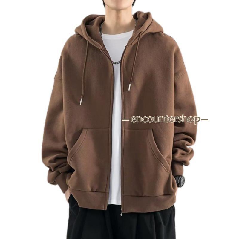 メンズ レディース 長袖 スウェット トップス フード付き 通学 カジュアル 無地 学生 シンプル 薄手 ジップアップ 春秋 おしゃれ 