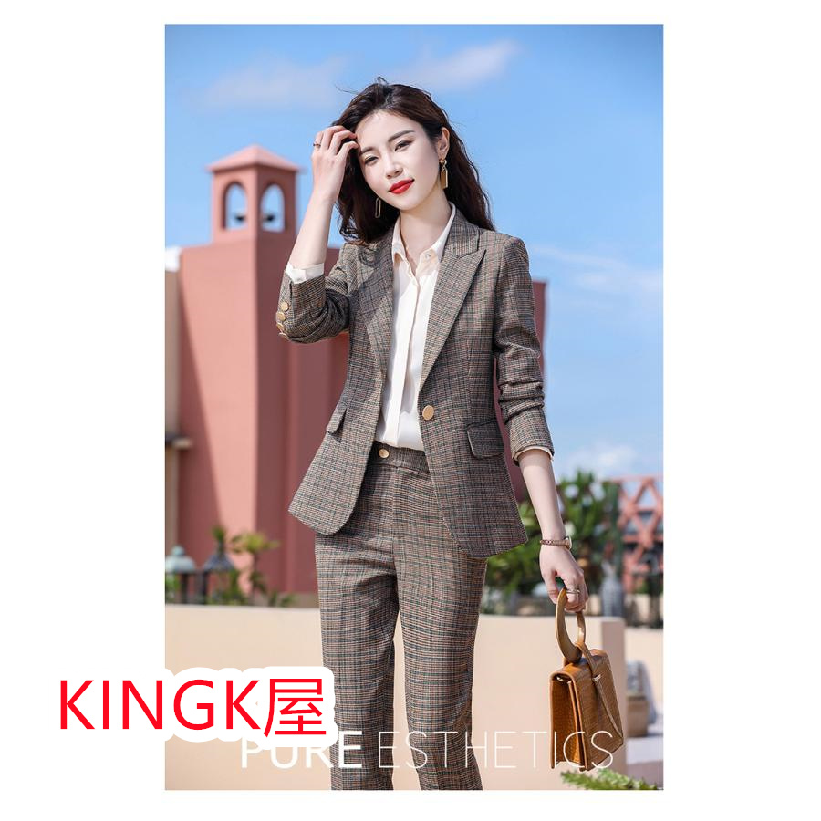 パンツスーツ長袖ジャケット パンツスーツレディース２点セット韓国風フォーマルデート発表会制服入園式入学式  