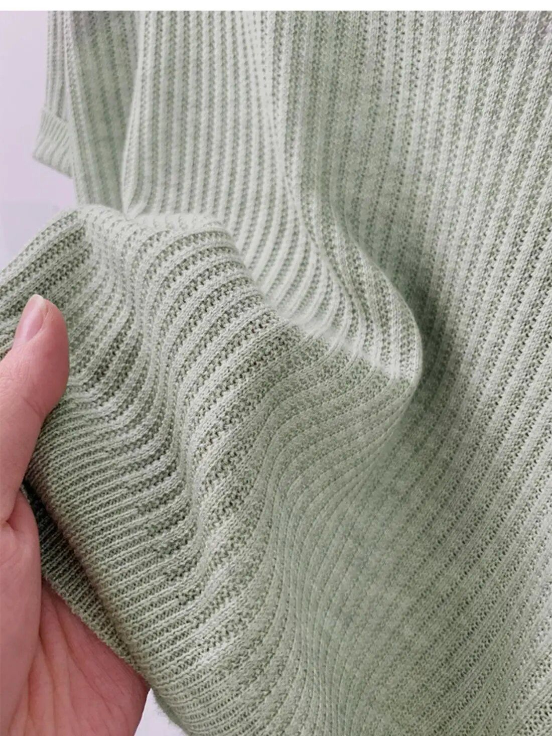 Tシャツ Tシャツ ニット レディース リブニットトップス トップス 体型カバー シンプル 夏 春 秋 韓国 カジュアル 薄手 5分袖 