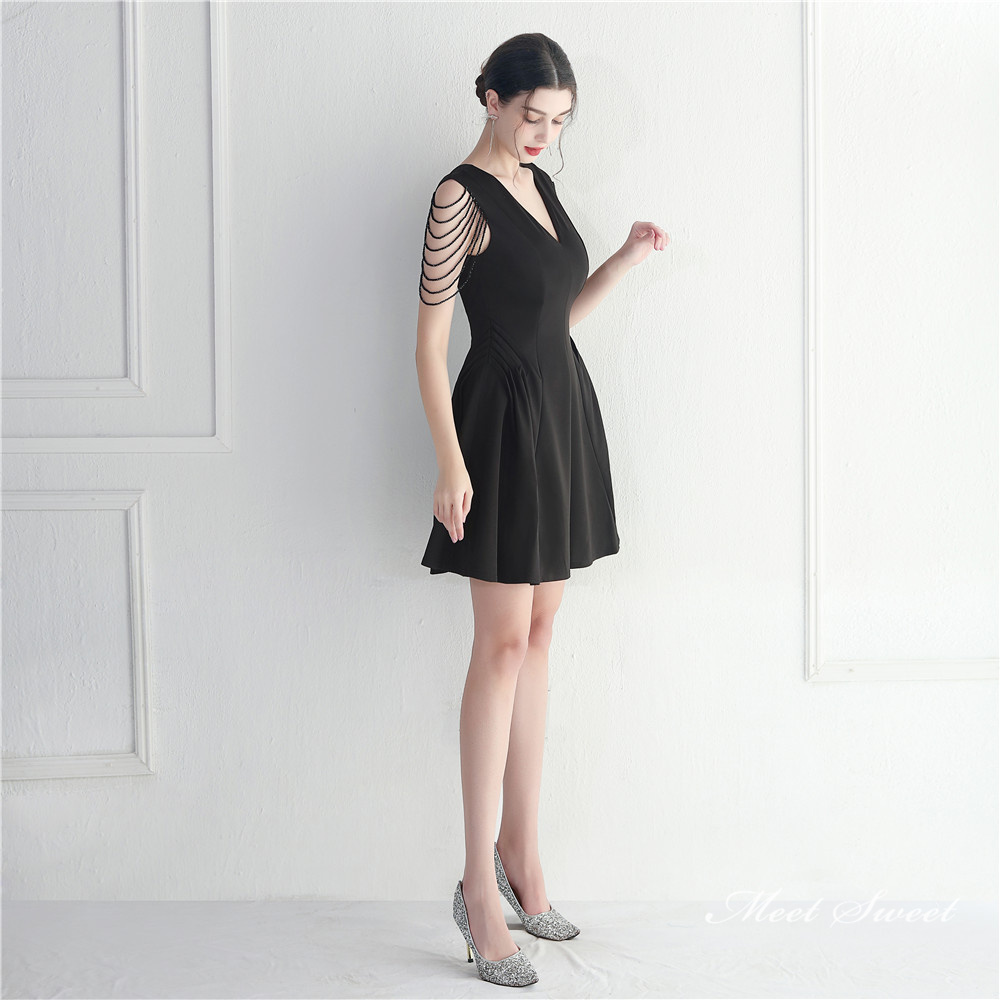 カラードレス 袖なし ミニドレス パーティードレス 結婚式 二次会 フォーマルドレス ワンピース ミディアムドレス 演出 サテン 発表会 演奏会 ファスナー 