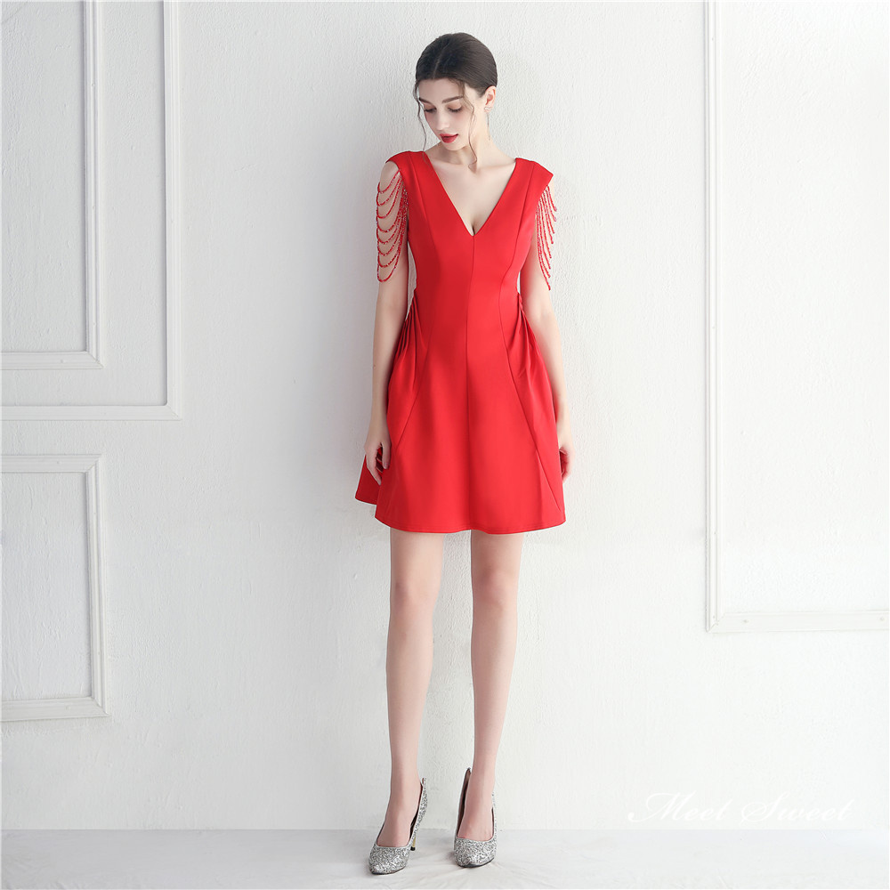 カラードレス 袖なし ミニドレス パーティードレス 結婚式 二次会 フォーマルドレス ワンピース ミディアムドレス 演出 サテン 発表会 演奏会 ファスナー 