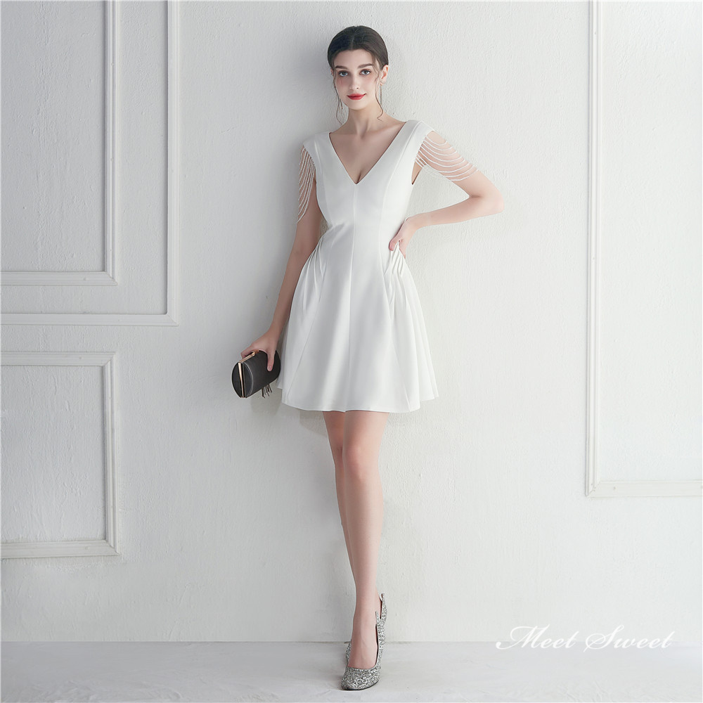 カラードレス 袖なし ミニドレス パーティードレス 結婚式 二次会 フォーマルドレス ワンピース ミディアムドレス 演出 サテン 発表会 演奏会 ファスナー 