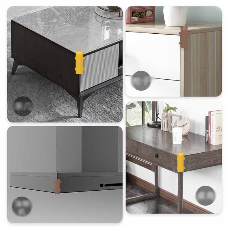 コーナークッション コーナーガード 8個セット ベビー 赤ちゃん セーフティーグッズ 可愛い 角 厚め ケガ予防 家具 机テーブル 