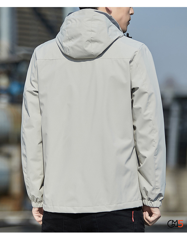 秋服 メンズ ジャケット マウンテン無地 マジックテープ袖口 防風 通学 通勤 スポーツ 新作 運動着着 