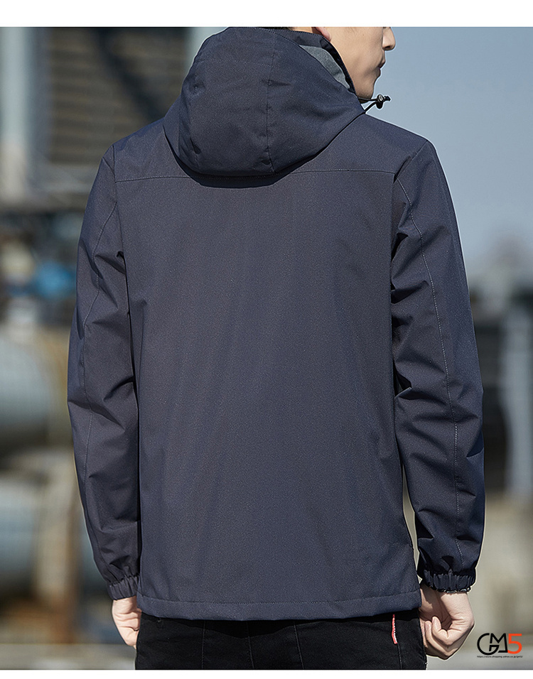 秋服 メンズ ジャケット マウンテン無地 マジックテープ袖口 防風 通学 通勤 スポーツ 新作 運動着着 