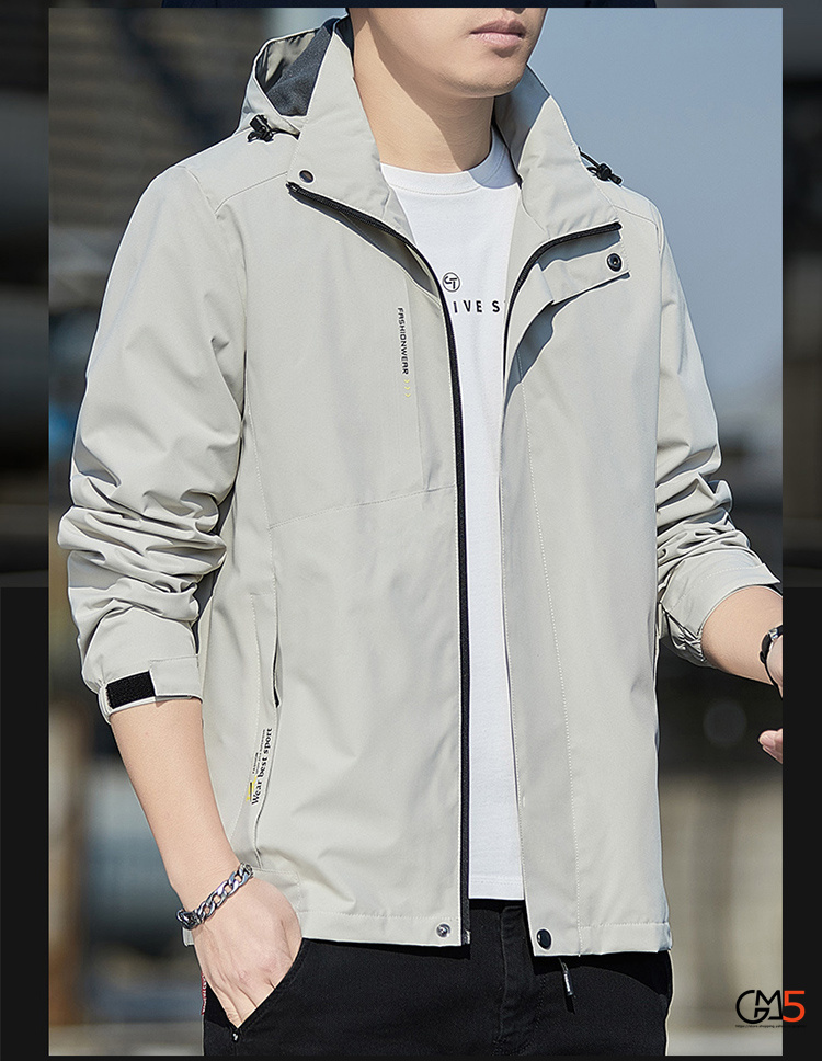 秋服 メンズ ジャケット マウンテン無地 マジックテープ袖口 防風 通学 通勤 スポーツ 新作 運動着着 