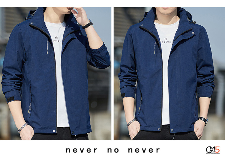秋服 メンズ ジャケット マウンテン無地 マジックテープ袖口 防風 通学 通勤 スポーツ 新作 運動着着 