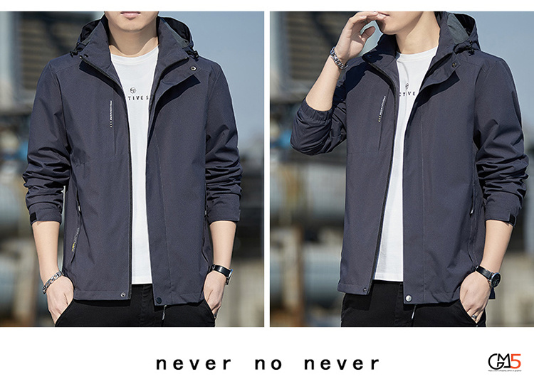 秋服 メンズ ジャケット マウンテン無地 マジックテープ袖口 防風 通学 通勤 スポーツ 新作 運動着着 