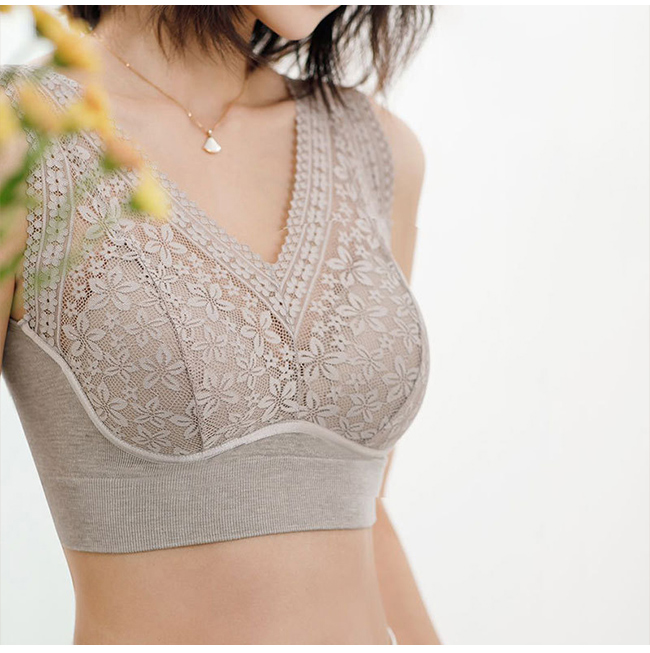 ブラジャー タンクトップ ブラトップ レディース レース パッド付き インナー おしゃれ 肌着 脇高 美背 カップ付き 美胸 ノンワイヤー 