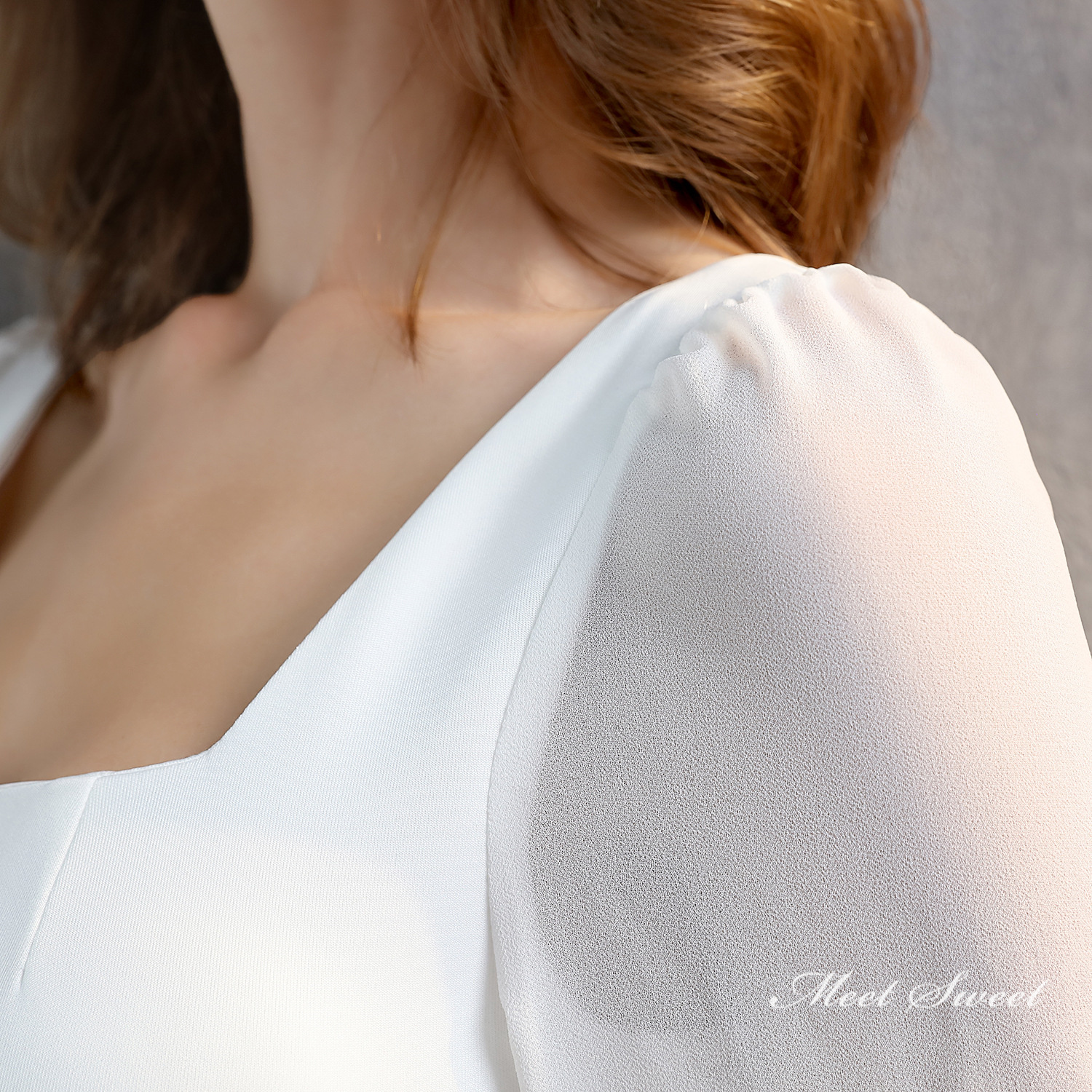 カラードレス ミニドレス パーティードレス 結婚式 二次会 発表会 前撮り ウェディングドレス ファスナー サテン フォーマルドレス ホワイト 演奏会 演出 長袖 