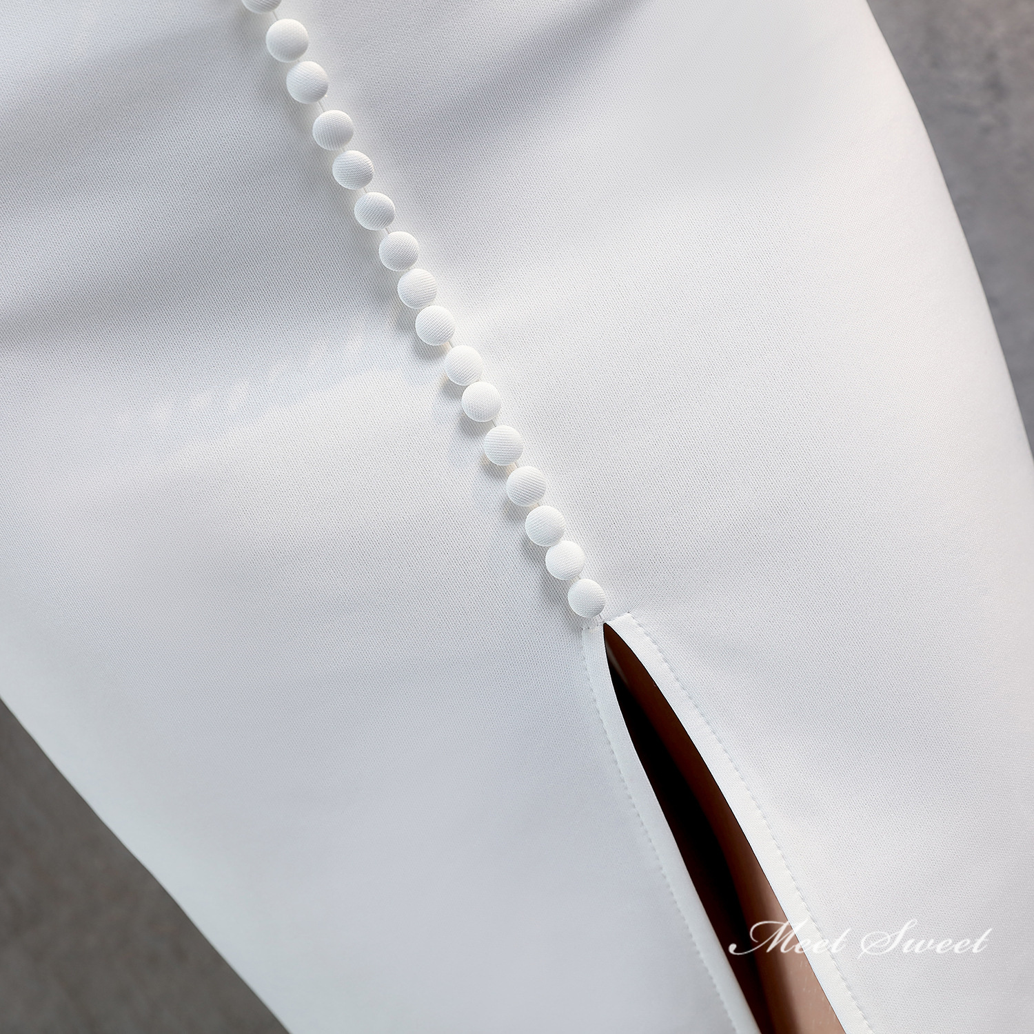 カラードレス ミニドレス パーティードレス 結婚式 二次会 発表会 前撮り ウェディングドレス ファスナー サテン フォーマルドレス ホワイト 演奏会 演出 長袖 