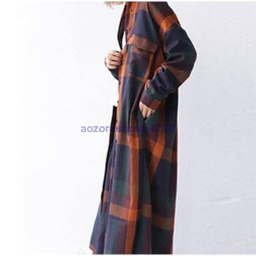 ワンピース セットアップ コート ロングシャツ パンツ レディース 大きいサイズ 40代 30代 チェック柄 2点 通勤 長袖ワンピース 上品 