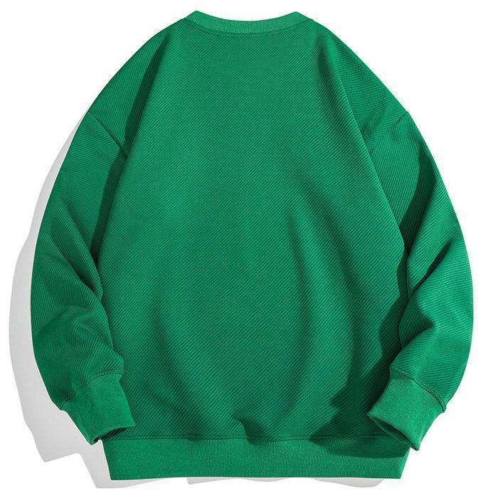 トレーナー 無地 メンズ スウェットシャツ 春服 長袖 トップス プルオーバー シンプル カジュアル ゆったり クルーネック お洒落 