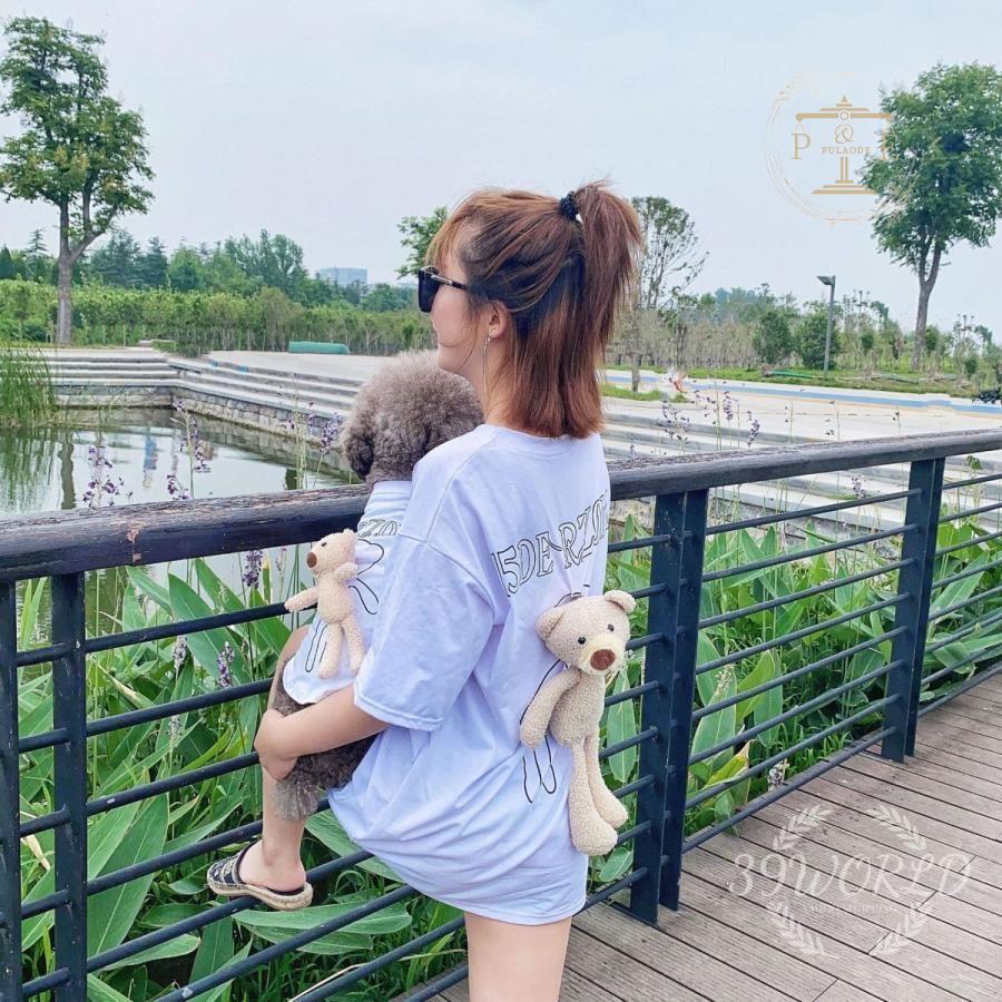 親子コーデ ワンちゃんの洋服 ペットとお揃い服 犬 服 夏 中型犬 半袖Tシャツ お出かけ 犬とお揃い服 夏服 ペットと飼い主のお揃い 大型犬 犬の服 飼い主 小型犬