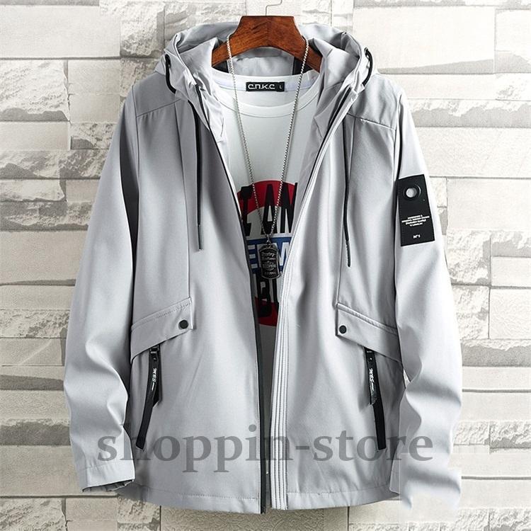 ジャケット メンズ 春 春服 ウインドブレーカー ブルゾン ジャンパー 撥水 春 メンズコート 登山ウェア ジャケット 