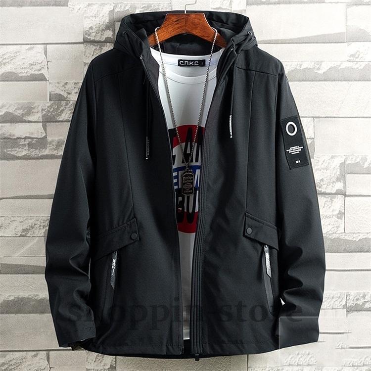ジャケット メンズ 春 春服 ウインドブレーカー ブルゾン ジャンパー 撥水 春 メンズコート 登山ウェア ジャケット 