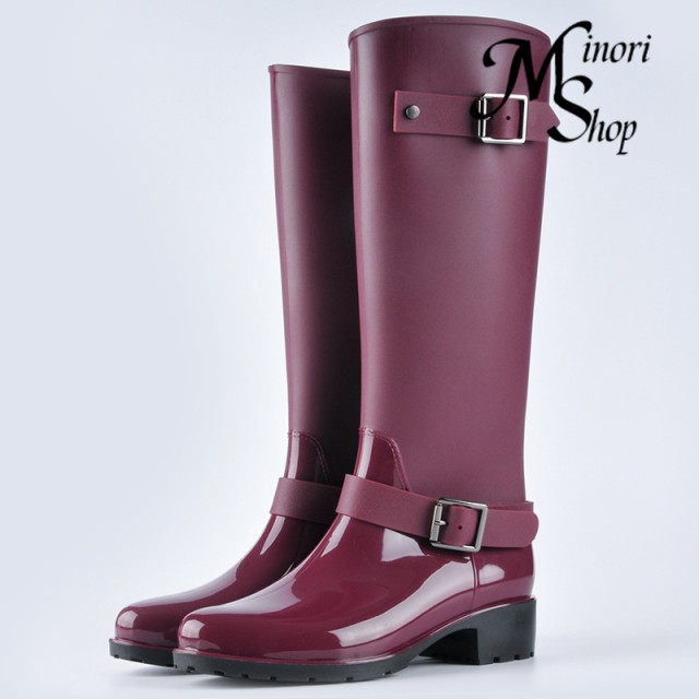 完全防水 レインブーツ レディース ロング 軽量 おしゃれ 。 ス ロングブーツ ローヒール 長靴 レディース レインレディース 