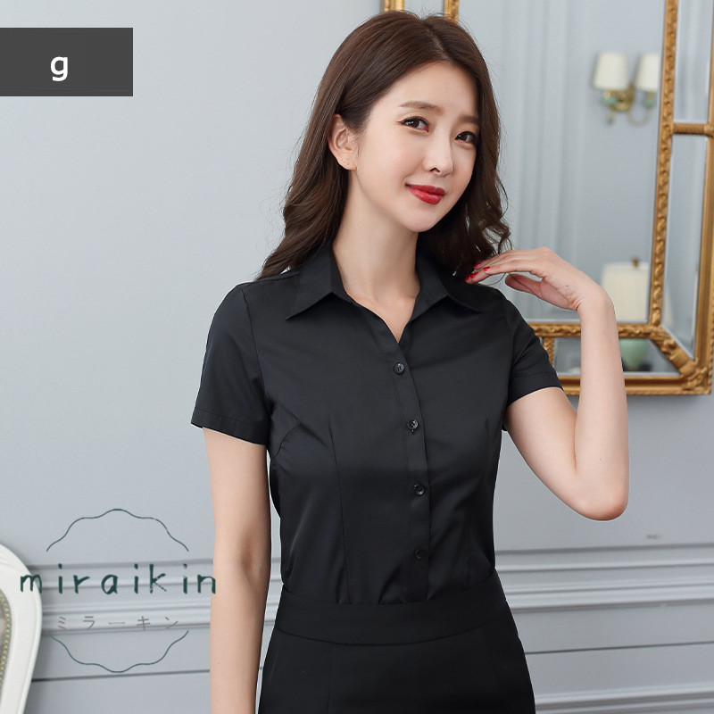 ブラウス ワイシャツ レディース 長袖 フォーマル ビジネス 就活 形態安定 おしゃれ 事務服 大きいサイズ 隠しボタン OL 仕事 白 おしゃれ 送料無料 制服 無地 