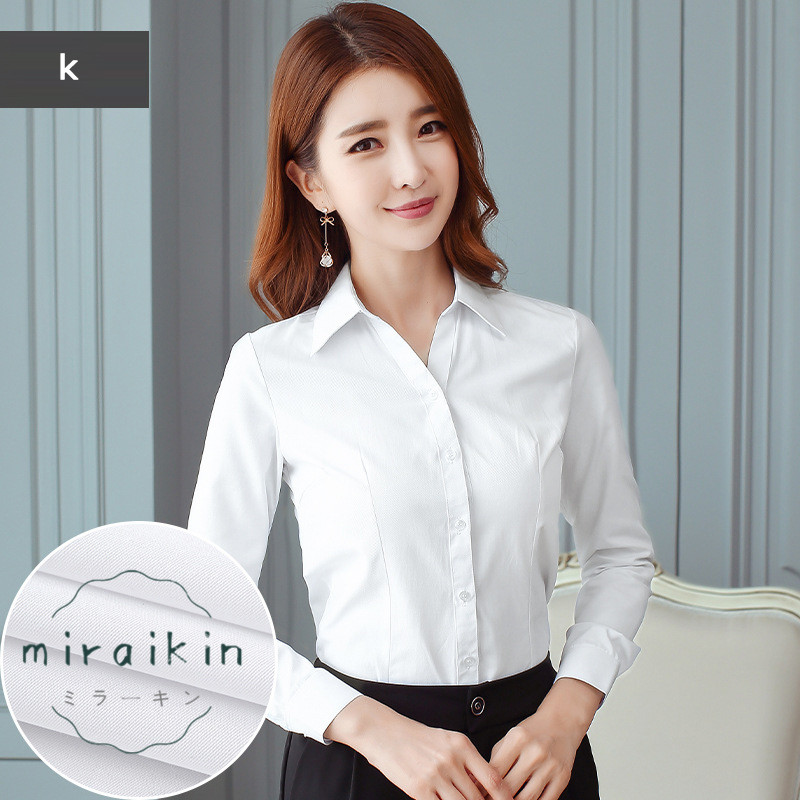 ブラウス ワイシャツ レディース 長袖 フォーマル ビジネス 就活 形態安定 おしゃれ 事務服 大きいサイズ 隠しボタン OL 仕事 白 おしゃれ 送料無料 制服 無地 