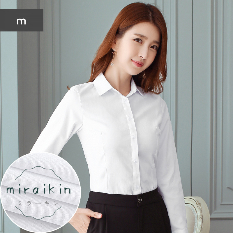 ブラウス ワイシャツ レディース 長袖 フォーマル ビジネス 就活 形態安定 おしゃれ 事務服 大きいサイズ 隠しボタン OL 仕事 白 おしゃれ 送料無料 制服 無地 