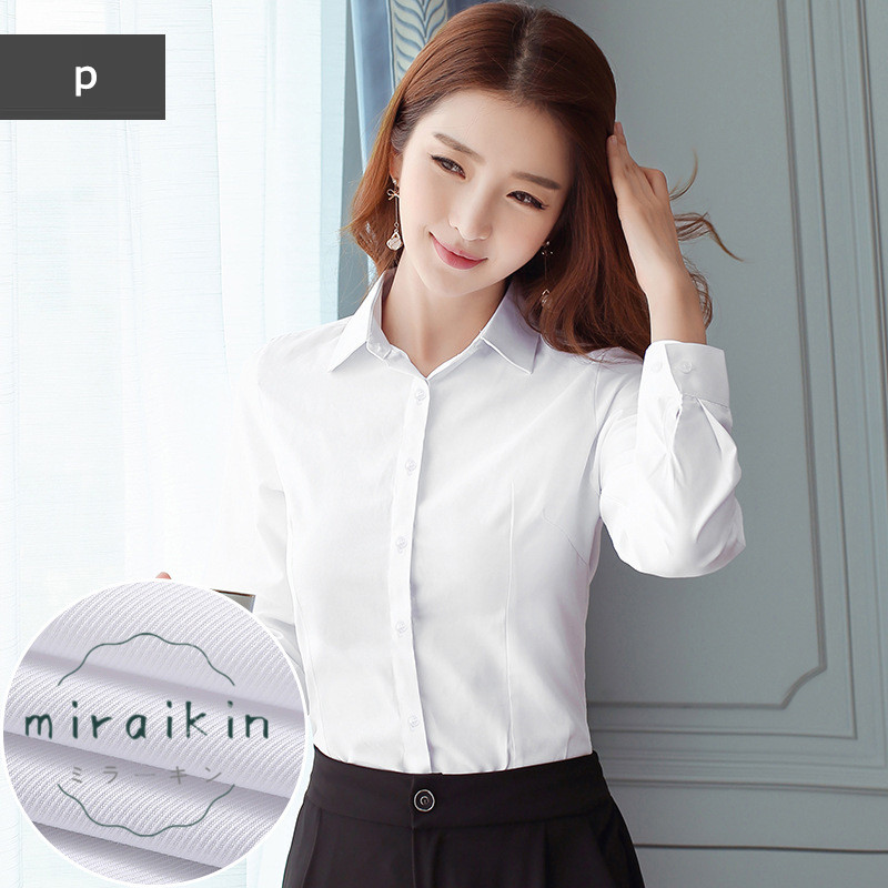 ブラウス ワイシャツ レディース 長袖 フォーマル ビジネス 就活 形態安定 おしゃれ 事務服 大きいサイズ 隠しボタン OL 仕事 白 おしゃれ 送料無料 制服 無地 