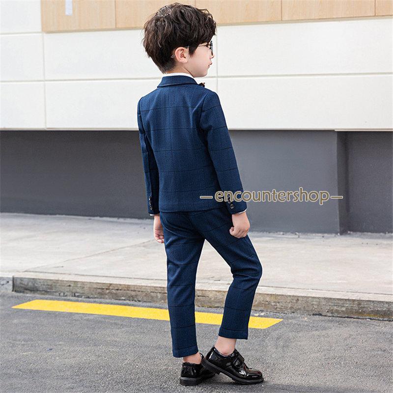 子供スーツ 5点セット スーツ 子供服 子供 フォーマル ジャケット 男の子スーツ キッズ 演出 通園 男の子 紳士風 スーツ 上下セット ベスト 