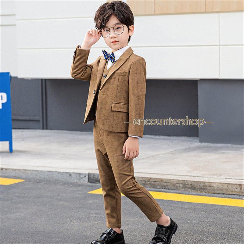 子供スーツ 5点セット スーツ 子供服 子供 フォーマル ジャケット 男の子スーツ キッズ 演出 通園 男の子 紳士風 スーツ 上下セット ベスト 