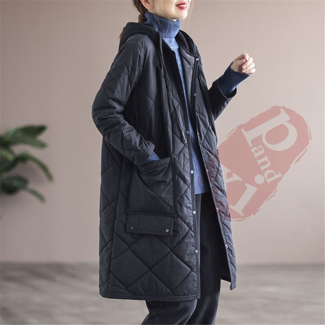 中綿コート ダウンジャケット ダウンコート ロング丈 チェスターコート 防寒 冬 レディース トップス 40代50代 体型カパー ゆったり アウター お出かけ 
