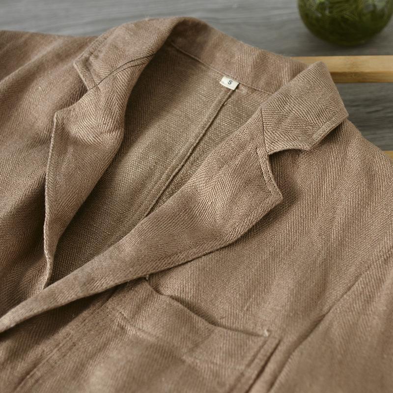 ネン コットン カジュアルシャツ ホワイトシャツ ワイシャツ 白シャツ ビジネス 綿麻シャツ ファッション 長袖 メンズ トップス 