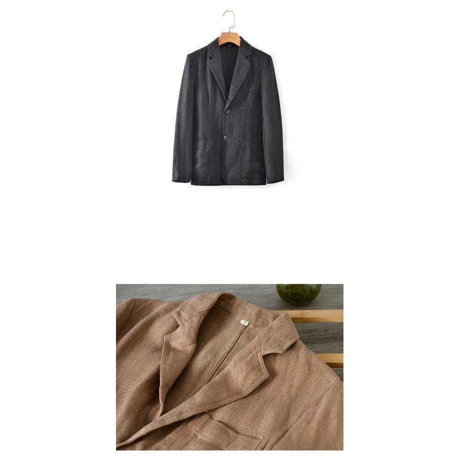 ネン コットン カジュアルシャツ ホワイトシャツ ワイシャツ 白シャツ ビジネス 綿麻シャツ ファッション 長袖 メンズ トップス 