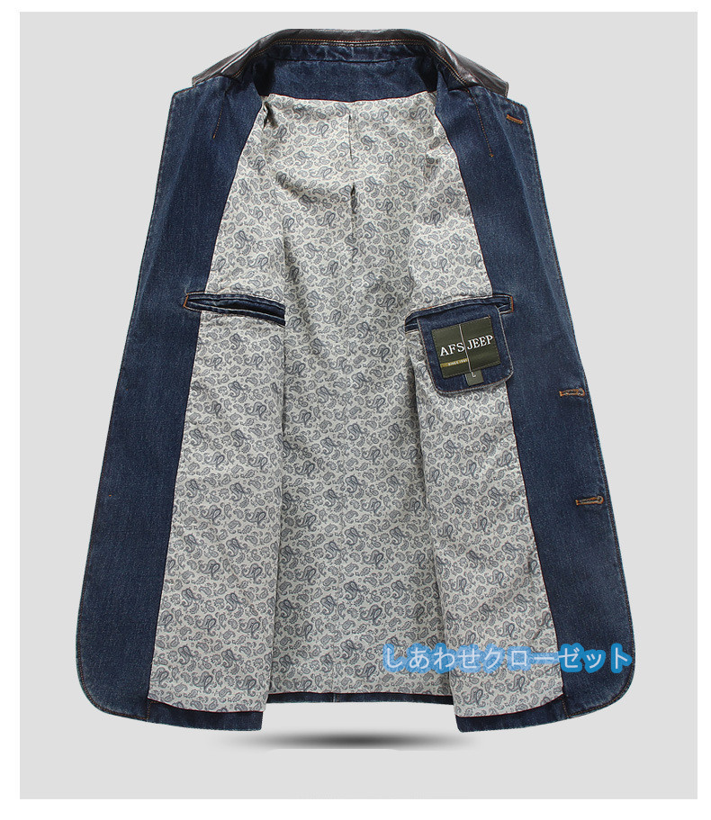 テーラードジャケット メンズ おしゃれ ブレザージャケット デニムジャケット カジュアルスーツ 春秋冬 通勤 フォマールスーツアウター ビジネススーツ 