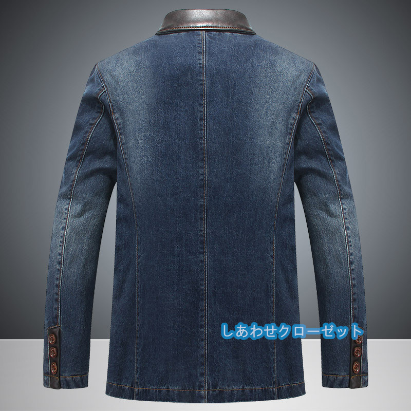 テーラードジャケット メンズ おしゃれ ブレザージャケット デニムジャケット カジュアルスーツ 春秋冬 通勤 フォマールスーツアウター ビジネススーツ 