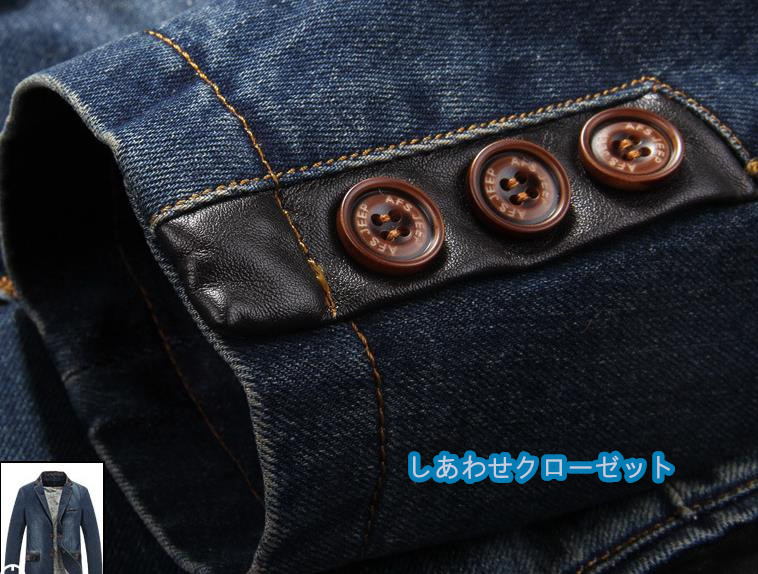 テーラードジャケット メンズ おしゃれ ブレザージャケット デニムジャケット カジュアルスーツ 春秋冬 通勤 フォマールスーツアウター ビジネススーツ 