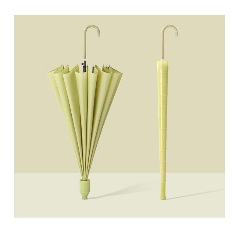 16本骨 長傘 ワンタッチ傘 傘 紳士傘 レディース 耐風 撥水 グラスファイバー傘骨 軽量 スライドカバー付き 無地 3層防水 ジャンプ傘 