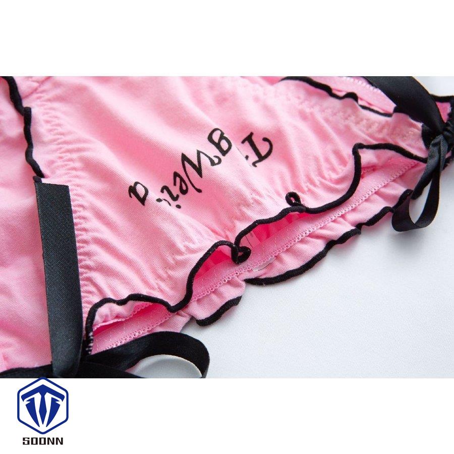 レディースショーツ 単品 サイドリボン ハイレッグ 無地 英字 パンツ 婦 パンティー 女性用 インナー 可愛い かわいい女性用下着 英語 